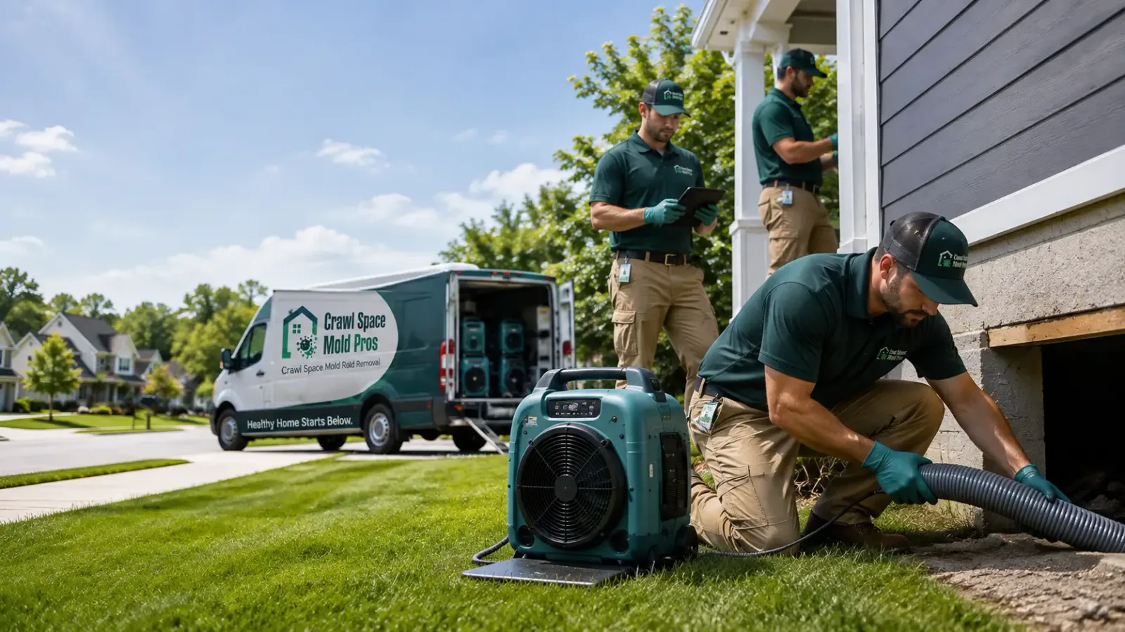 Crawl Space Mold Removal in Milford, ME